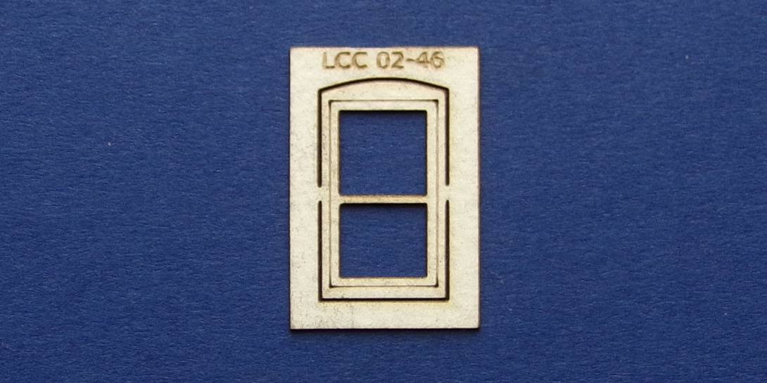LCC 02-46 OO gauge square window type 5 Square window type 5.